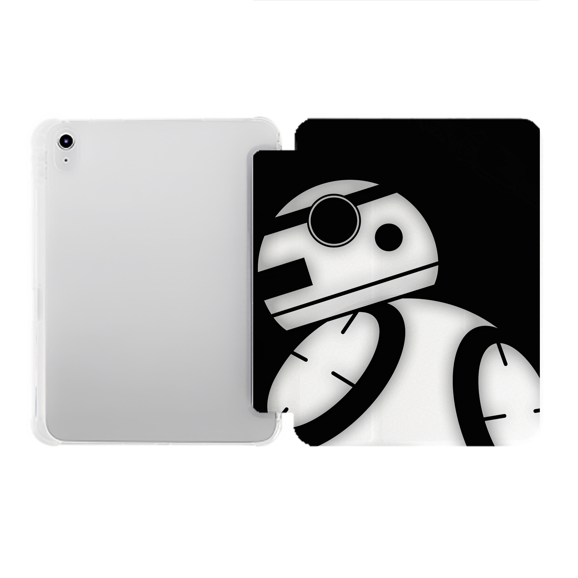 （画像用） スター・ウォーズ Star Wars IPad ケース ペン収納付き 三つ折りスタンド PUレザー×シリコン 対応機種9.5/10.5/10.9インチ